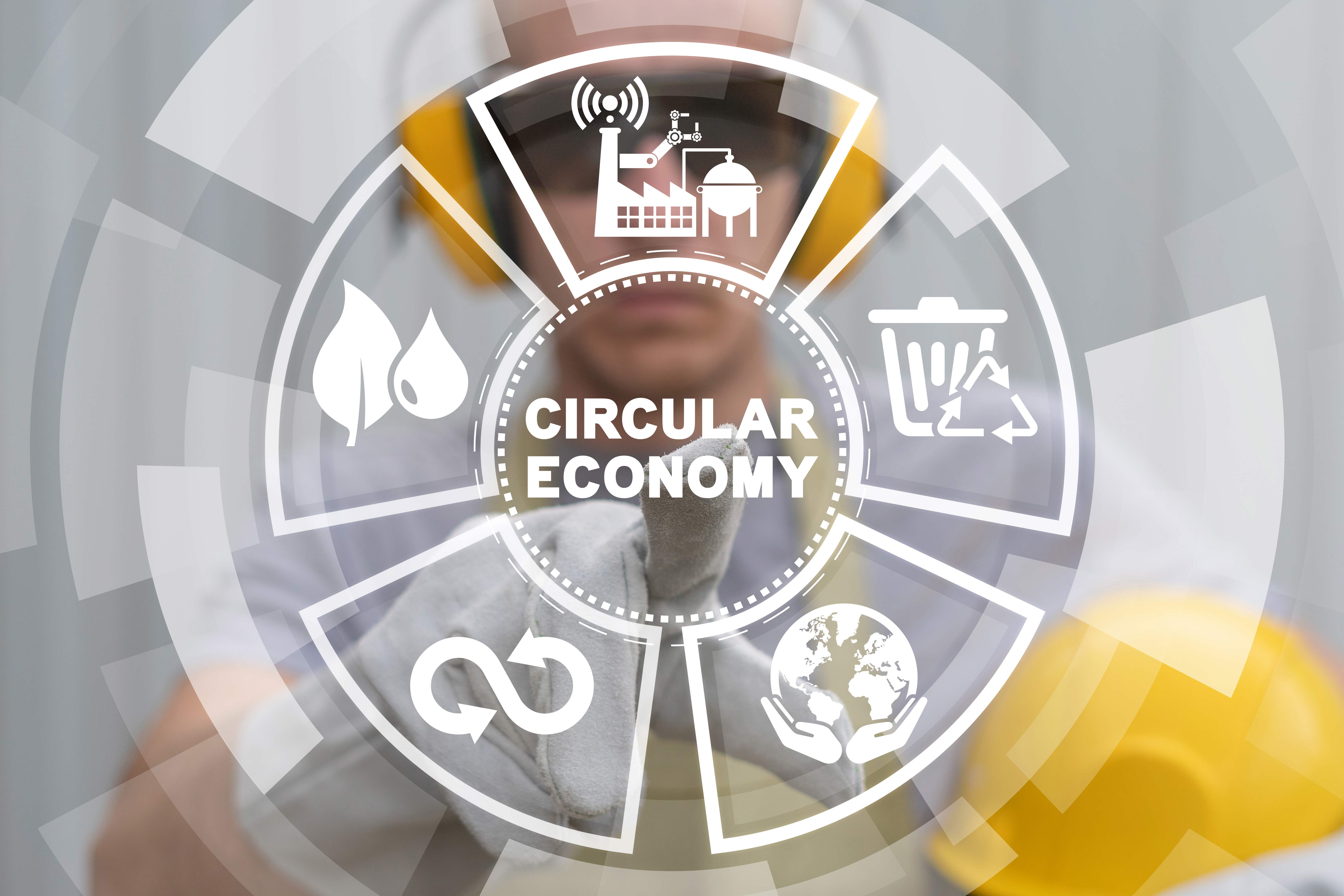 The circular economy explained through images
