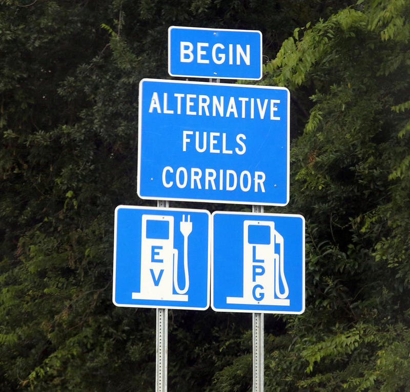 Alt Fuels Corridor Sign