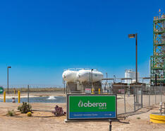 Oberon Fuels’ commercial renewable DME production facility located in Southern California.